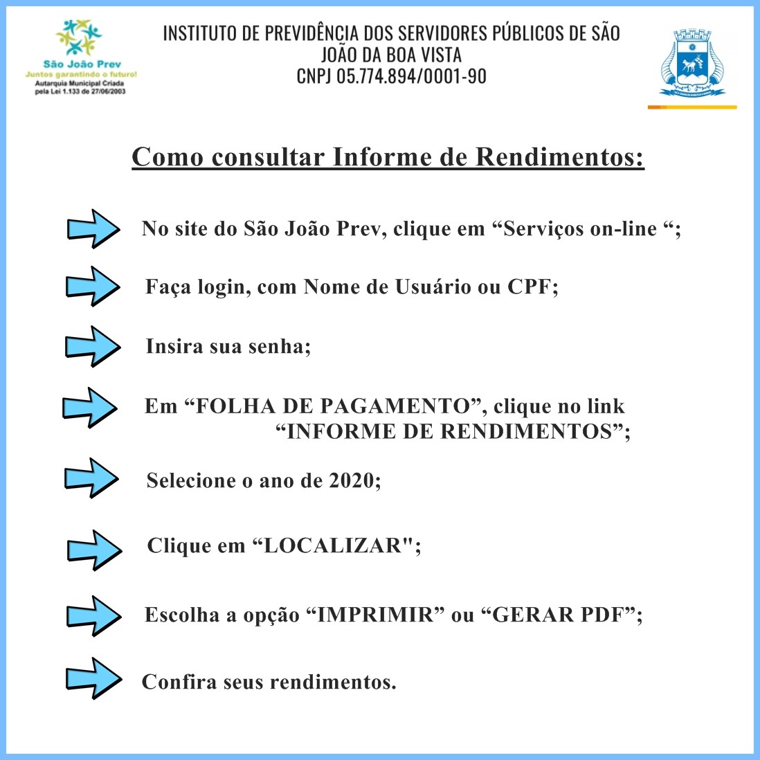 Passo a passo para consultar Informe de Rendimentos exercício 2021 pode ser feito online